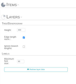 an anvi'o options items