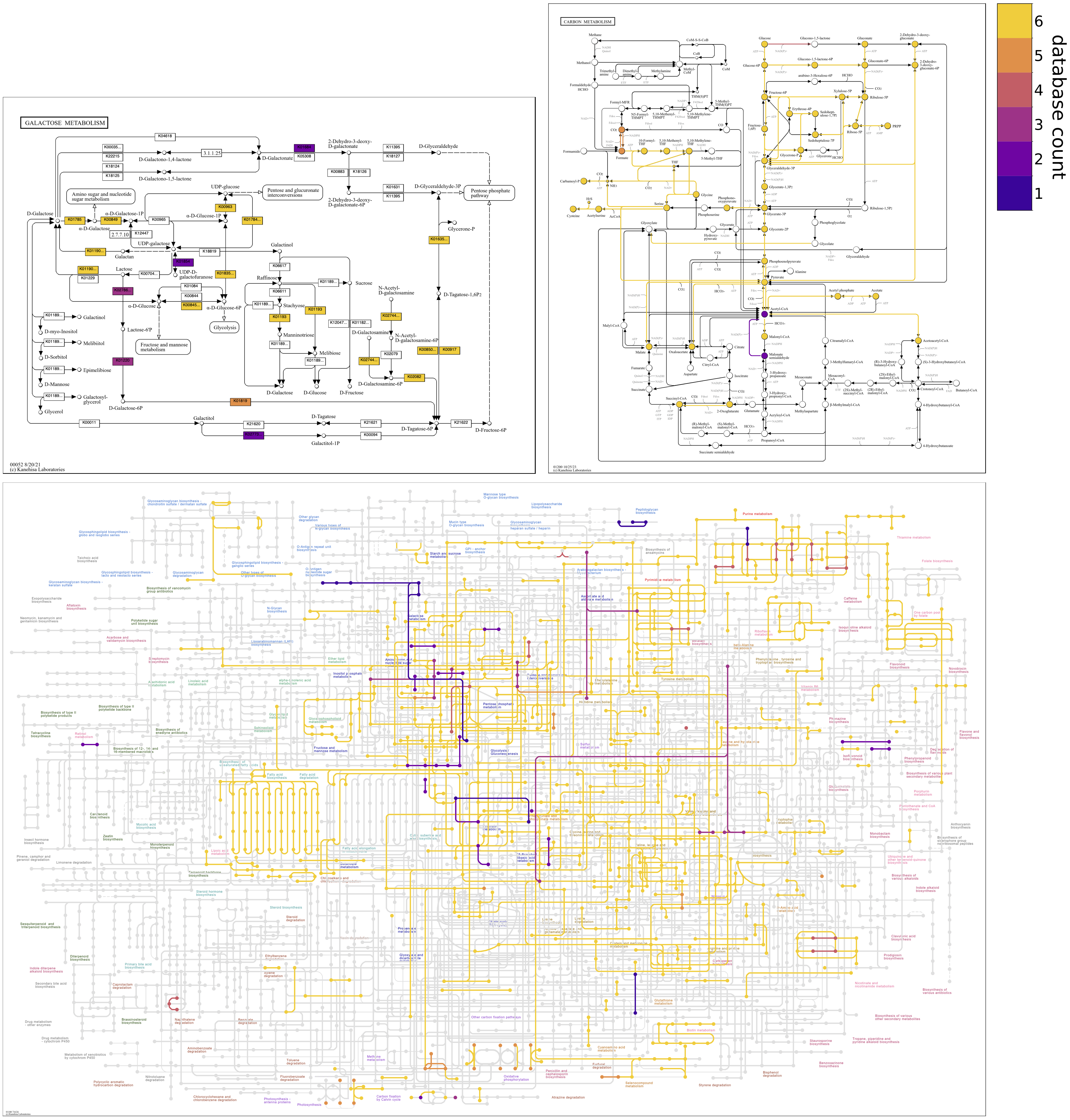 Emphasize unshared reactions with reversed coloring